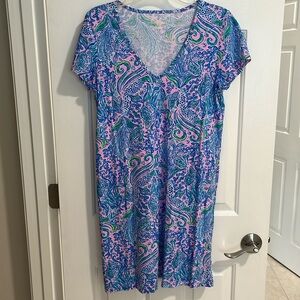 Lilly Pulitzer Etta v neck dress worn once